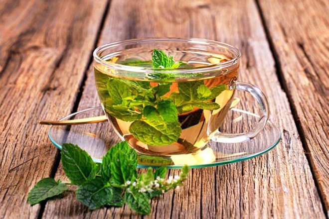 trà bạc hà (mint tea)