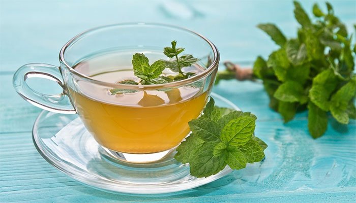 trà bạc hà (mint tea)