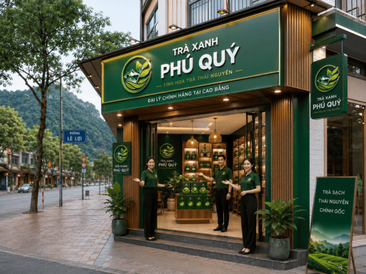 chè xanh thái nguyên tân cương - Trà Xanh Phú Quý