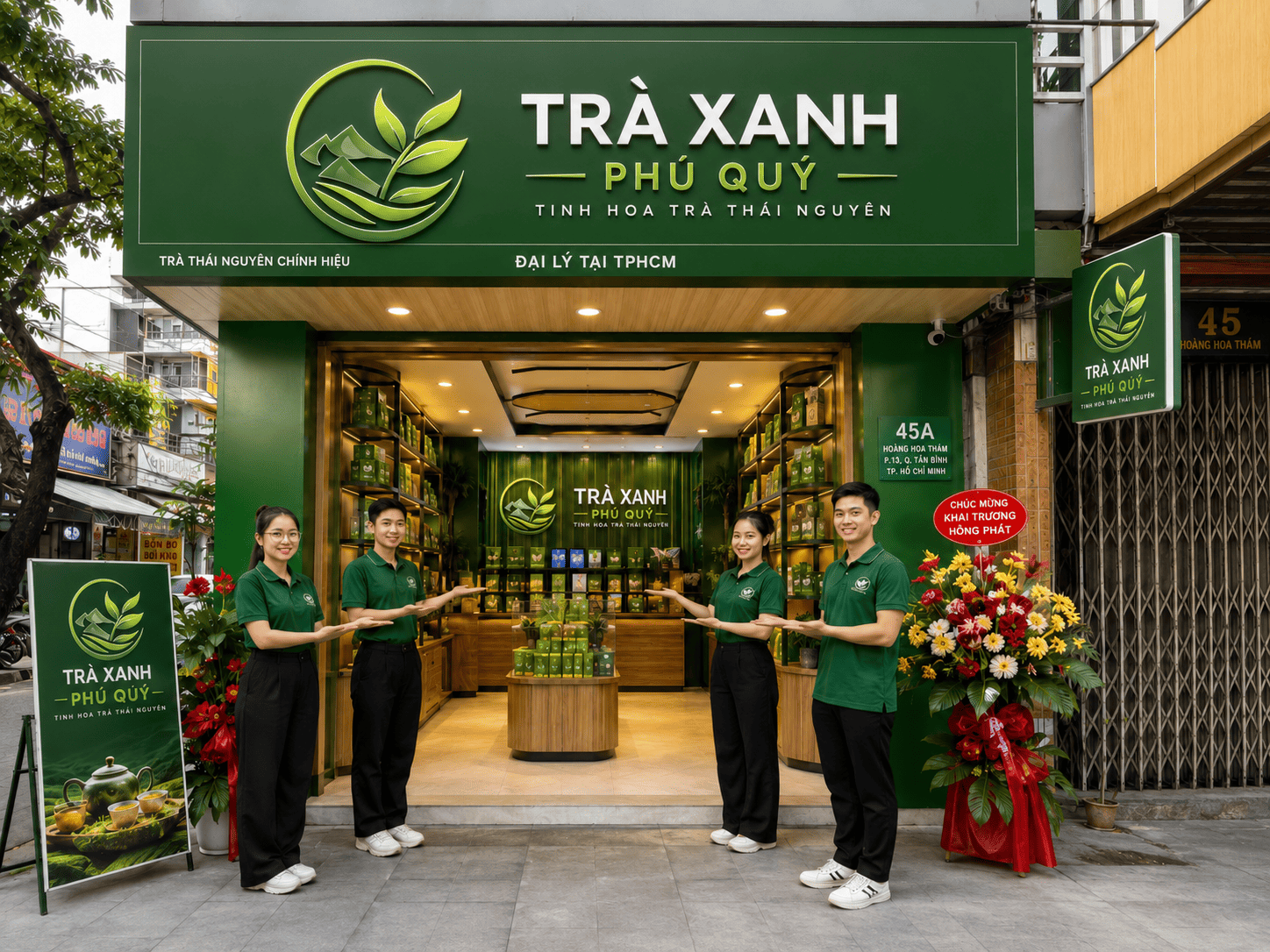 chè xanh thái nguyên TPHCM