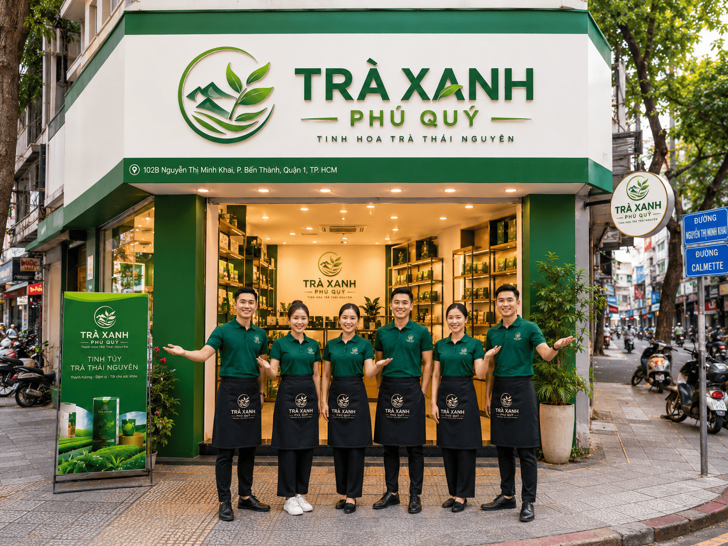 chè xanh thái nguyên TPHCM