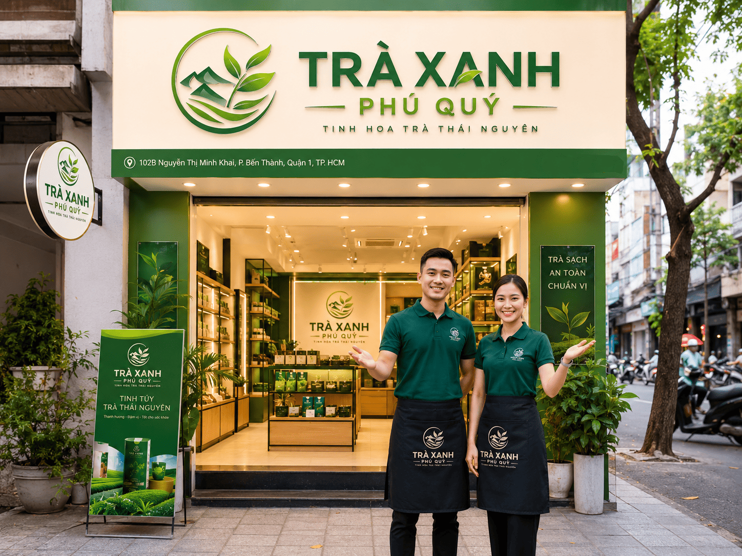 chè xanh thái nguyên TPHCM