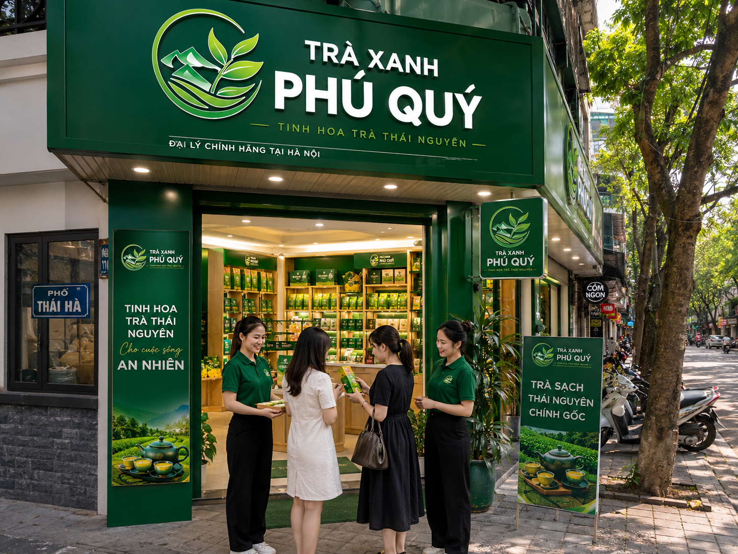 Đại Lý Chè Thái Nguyên - Trà Xanh Phú Quý