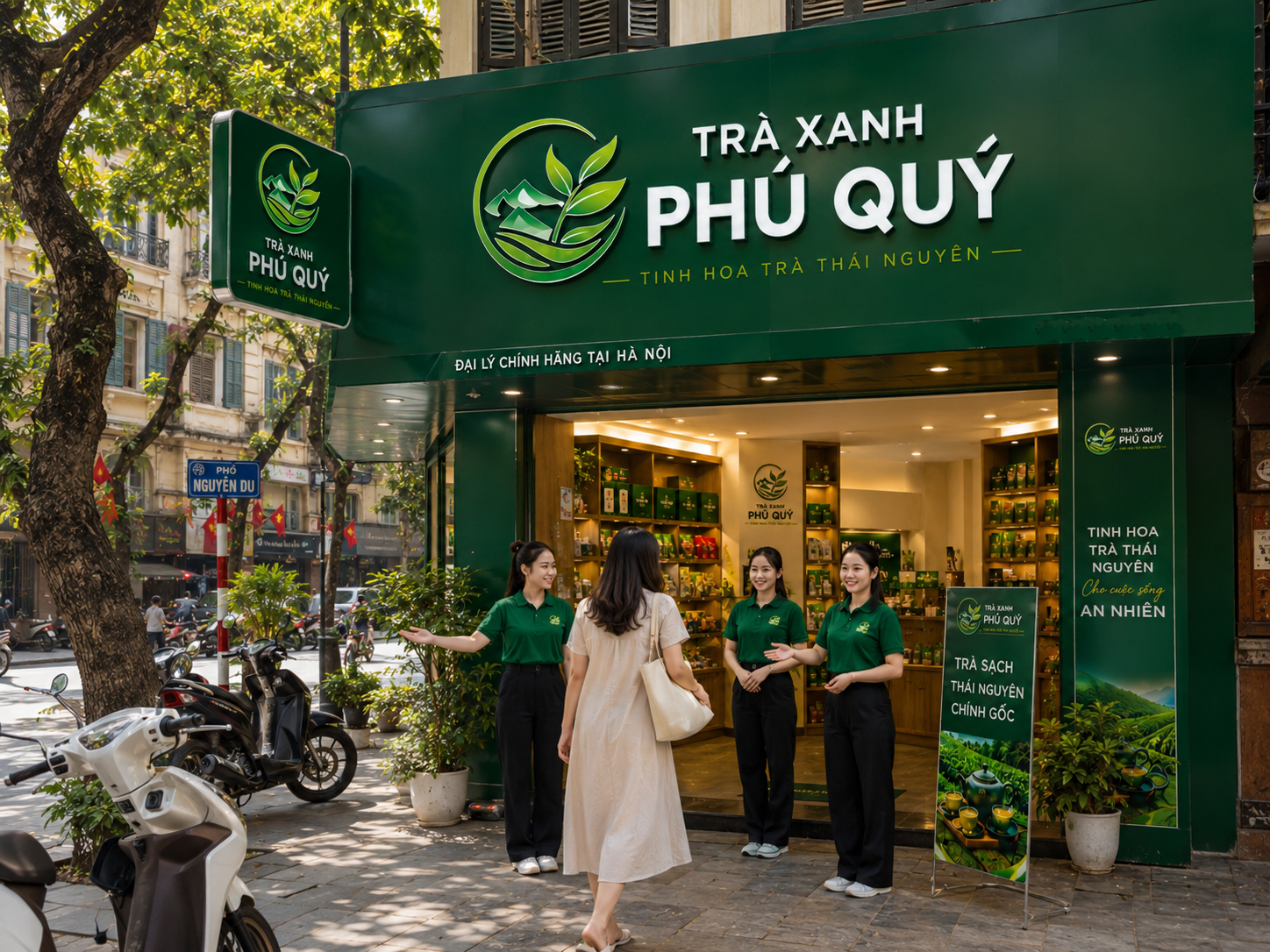 Đại Lý Chè Thái Nguyên - Trà Xanh Phú Quý