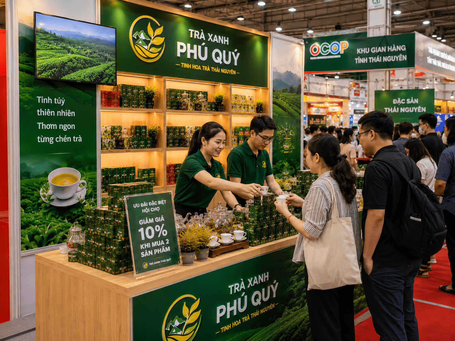 Đại Lý Chè Thái Nguyên - Trà Xanh Phú Quý