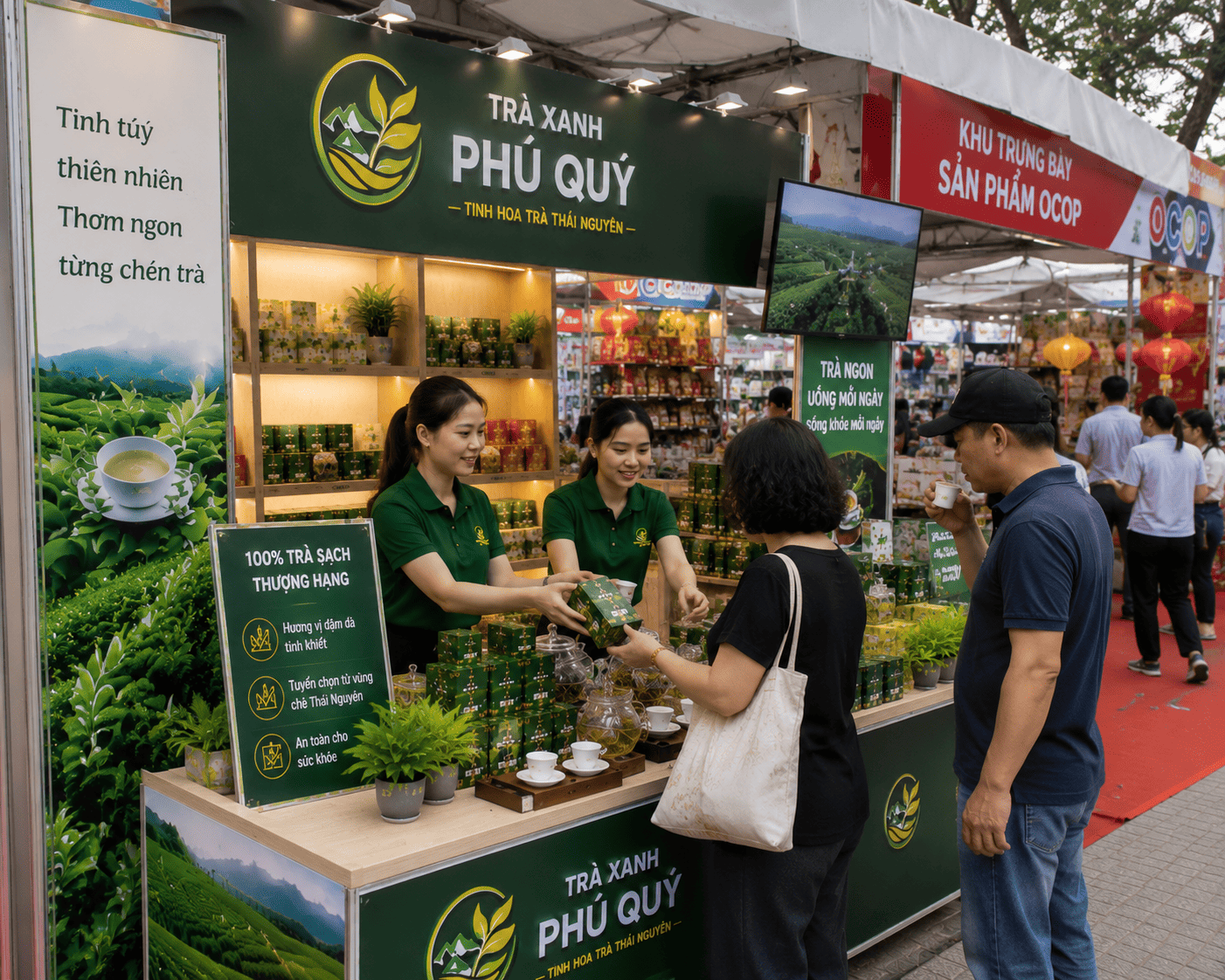 Đại Lý Chè Thái Nguyên - Trà Xanh Phú Quý
