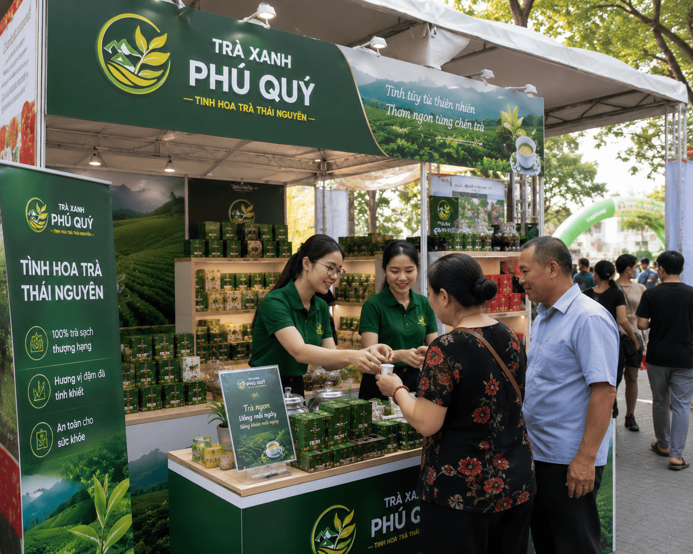 Đại Lý Chè Thái Nguyên - Trà Xanh Phú Quý