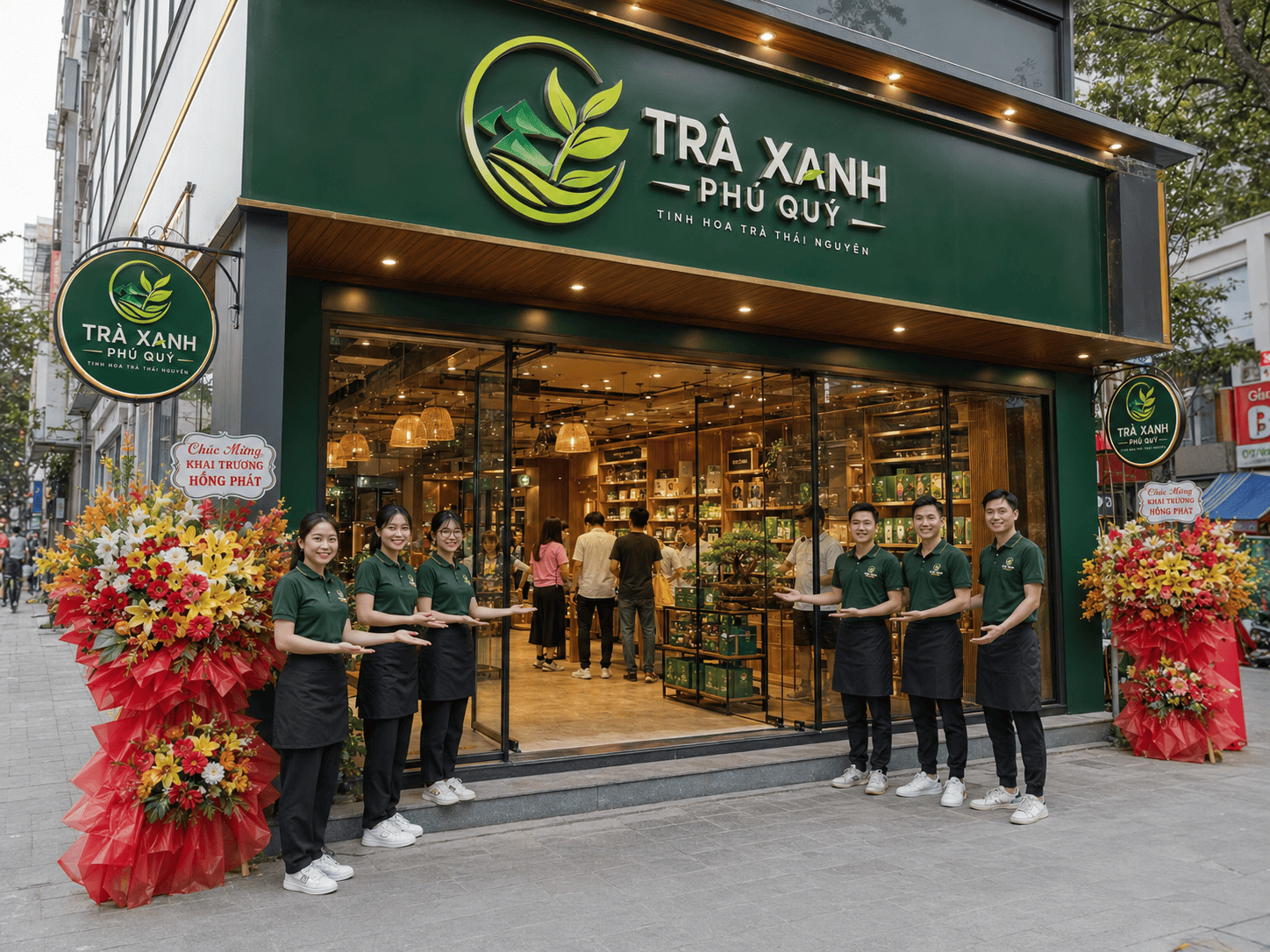 trà xanh phú quý - chè thái nguyên tân cương thượng hạng