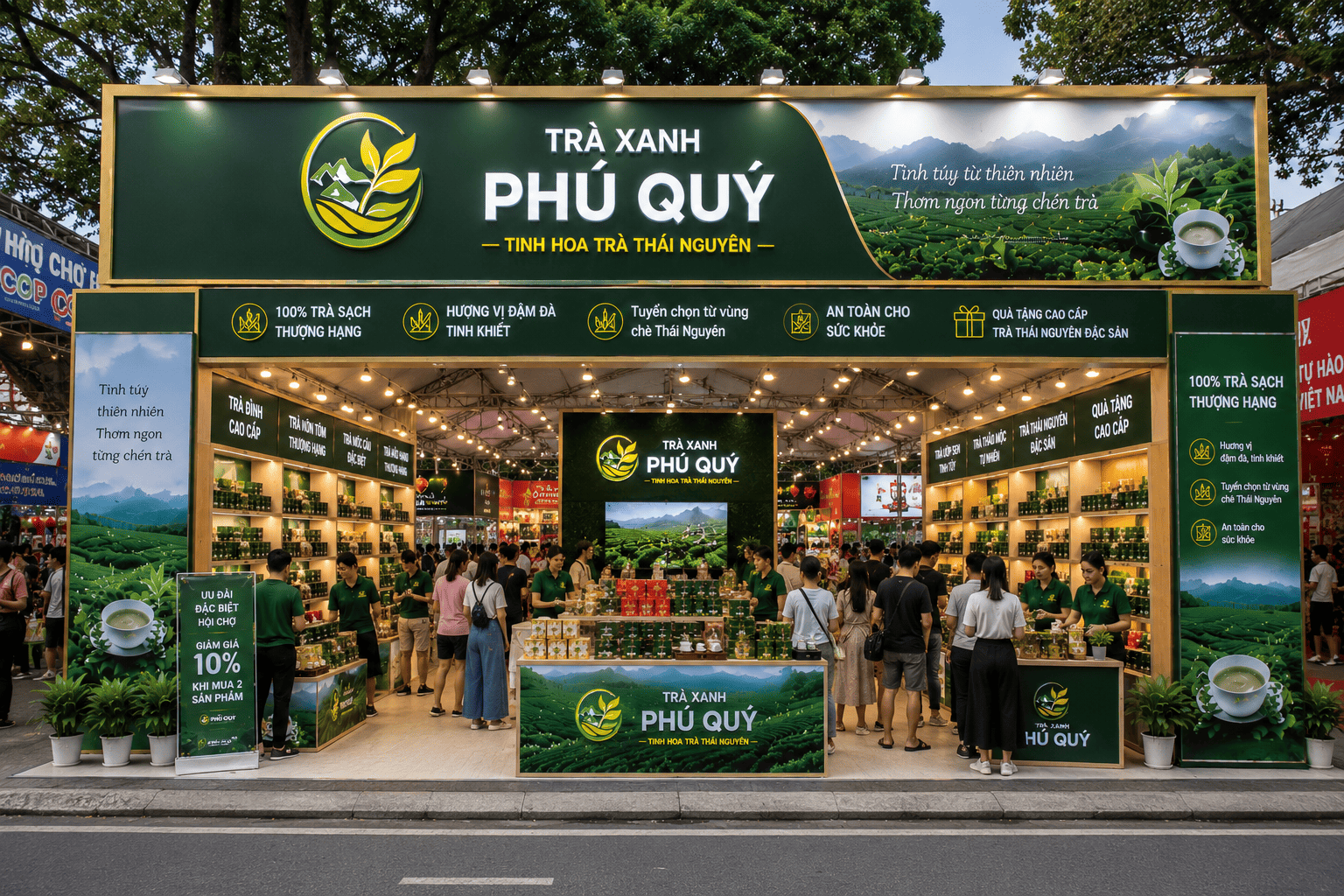 Đại Lý Chè Thái Nguyên - Trà Xanh Phú Quý