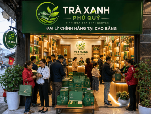 Đại lý Trà Xanh Phú Quý - Chè thái nguyên thượng hạng