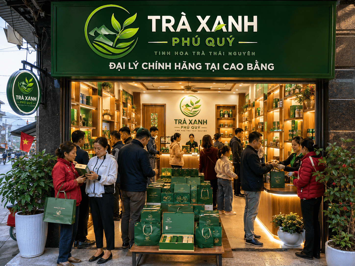 Đại lý Trà Xanh Phú Quý - Chè thái nguyên thượng hạng